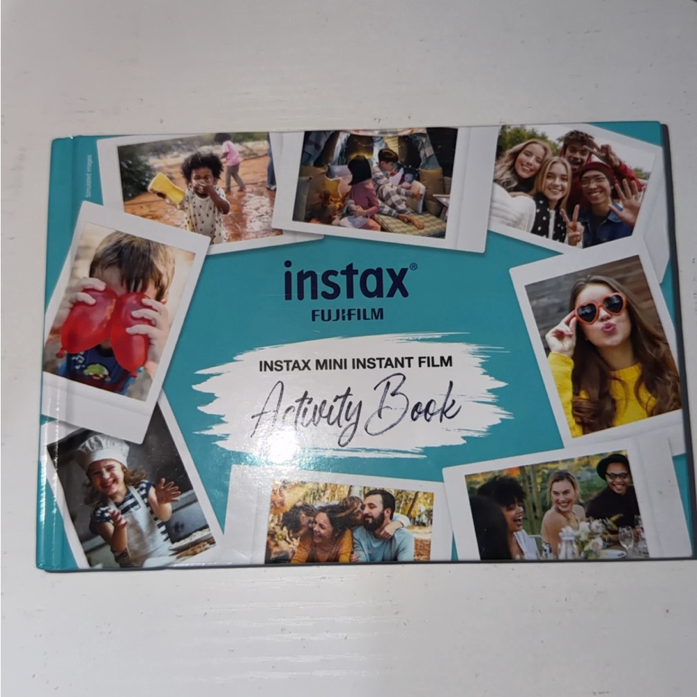 Fujifilm Instax Mini Photo Album in Teal and White